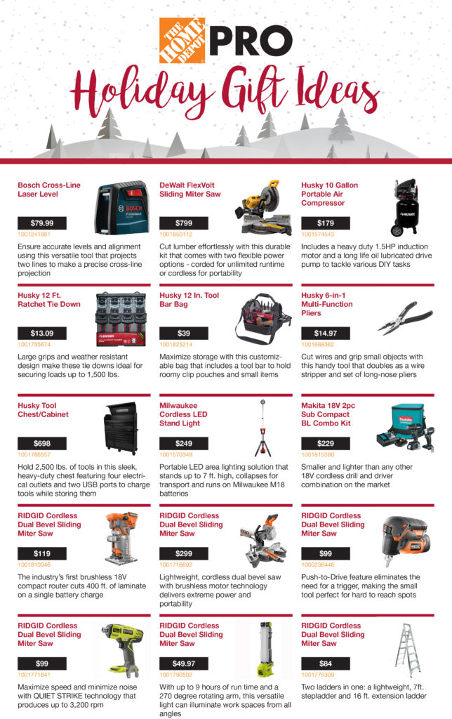 home depot holiday gift ideas - builder and developer magazine home depot holiday gift ideas - builder and developer magazine